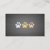 Carte De Visite Chien Paw Gold (Devant)