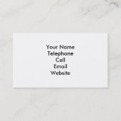 Carte De Visite Chien Paws (Dos)