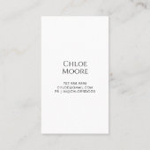 Carte De Visite Chien Pot Sitter Chien Walker Business (Dos)