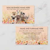 Carte De Visite Chien reproduit chiot animal de compagnie (Devant / Derrière)