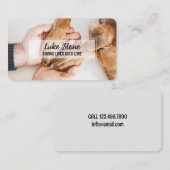 Carte De Visite Chien Secouru Chien Sitter (Devant / Derrière)