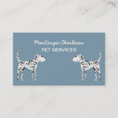 Carte De Visite Chien Services pour animaux de compagnie QR Code C (Devant)