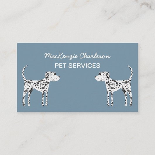 Carte De Visite Chien Services pour animaux de compagnie QR Code C (Devant)