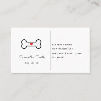 Chien Sitter | Icône d'os de chien