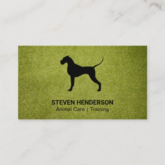 Carte De Visite Chien Sitter | Services animaux | Formateur (Devant)