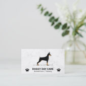Carte De Visite Chien Sitter | Services animaux | K9 (Debout devant)