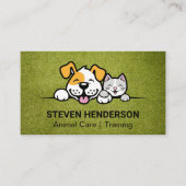 Carte De Visite Chien Sitter | Services animaux | Turf Astro (Devant)