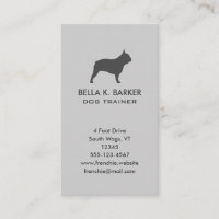 Chien-taureau français gris Silhouette Amoureux de