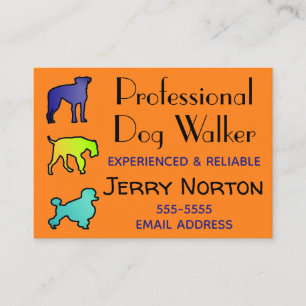 Carte De Visite Chien Walker