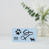 Carte De Visite Chien Walker (Debout devant)