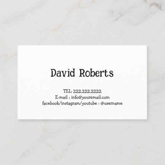 Carte De Visite Chien Walker Animal de compagnie assis Happy Chien (Dos)