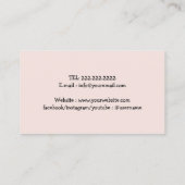 Carte De Visite Chien Walker Animal Sitter Girl Walking Chiens Blu (Dos)