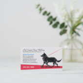 Carte De Visite Chien Walker Animaux de compagnie Fancy Belge (Debout devant)