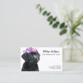 Carte De Visite Chien Walker Animaux de compagnie Sitter Cute Chie (Debout devant)