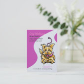 Carte De Visite Chien Walker Entretien des animaux de compagnie Le (Debout devant)