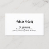 Carte De Visite Chien Walker mignonne Happy Chien Animal Sitter (Dos)