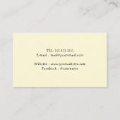 Carte De Visite Chien Walker pour animal de compagnie Sitter Paw C (Dos)