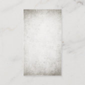 Carte De Visite chien walker recherché poster (Dos)