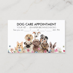 Carte De Visite Chiens Boho Chic Nomination