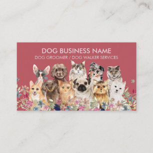 Carte De Visite Chiens Chats toilettage garde pension Bourgogne