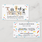 Carte De Visite Chiens Chihuahua Collie Golden retriever terrier (Devant / Derrière)