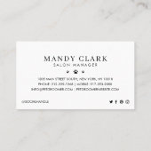 Carte De Visite Chiens d'aquarelle mignonne Soins aux animaux Groo (Dos)