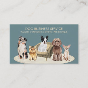 Carte De Visite Chiens de la Marine Chaise de marche assise pour a