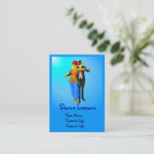 Carte De Visite Chiens de salle de bal de danse (Debout devant)