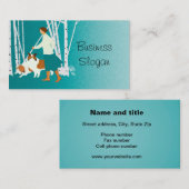 Carte De Visite Chiens de service de soins pour animaux de compagn (Devant / Derrière)