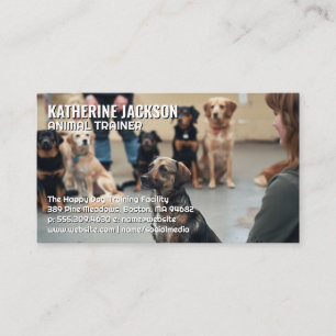 Carte De Visite Chiens en formation à l'installation