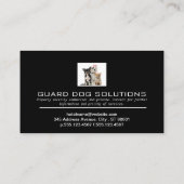 Carte De Visite Chiens en groupe (Dos)