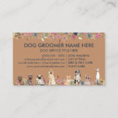 Carte De Visite Chiens Greyhound Caniche Aussie Pug Corgi Yorkie (Dos)