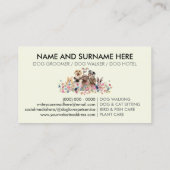 Carte De Visite Chiens jaunes Boho Chic Nomination (Dos)