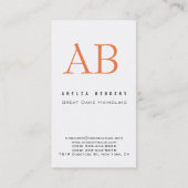 Carte De Visite Chiens Marron Tendance (Dos)