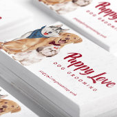 Carte De Visite Chiens mignons Groomer Walker Sitter