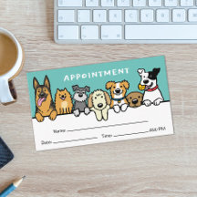 Chiens mignons Rendez-vous Rappel Service de soins