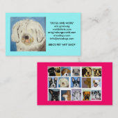 Carte De Visite chiens par le ginsburg d'Éric (Devant / Derrière)