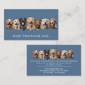 Carte De Visite Chiens souriants | Services animaux (Devant / Derrière)