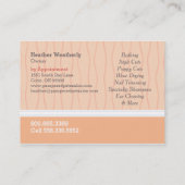 Carte De Visite Chiens Spas de marionnettes Robes de chat Pêche (Dos)