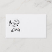 Carte De Visite Chiffre simple T-shirts et cadeaux de bâton de (Dos)