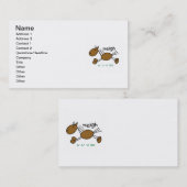 Carte De Visite Chiffre T-shirts et cadeaux de bâton de cheval (Devant / Derrière)