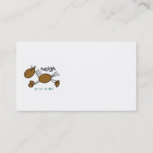 Carte De Visite Chiffre T-shirts et cadeaux de bâton de cheval (Dos)