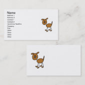 Carte De Visite Chiffre T-shirts et cadeaux de bâton de chien (Devant / Derrière)