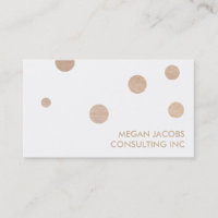 Chiffres Confetti modernes blancs et Faux Gold Chi