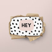 Carte De Visite Chiffres noirs modernes et Conversation de bulles