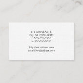 Carte De Visite Chihuahua, chien animal de compagnie (Dos)