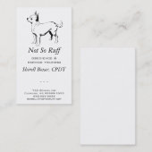 Carte De Visite Chihuahua Chig Business (Devant / Derrière)