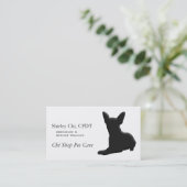 Carte De Visite Chihuahua Chig Pet 3d line art (Debout devant)