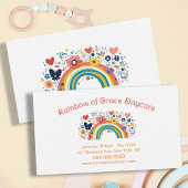 Carte De Visite Child Daycare Rainbow Childcare Center Service