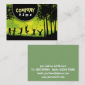 Carte De Visite Childcare/carte de visite de garde d'enfants (Devant / Derrière)